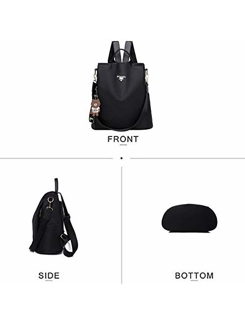 Clara Camouflage Women Mini Backpack Nylon Leisure Daypack Printed Shoulder Bag Handbag Purse