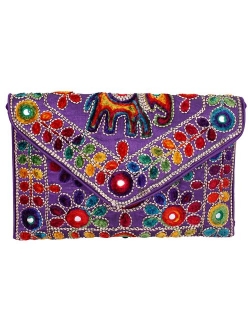 Rajasthani jaipuriart Sling Bag Foldover Clutch Purse