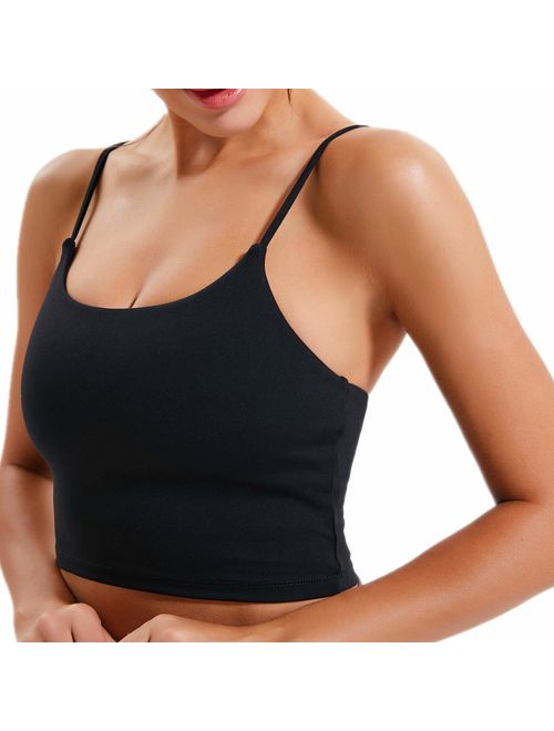 Lemedy Padded Sports Bra Fitness Workout Yoga Tank Top