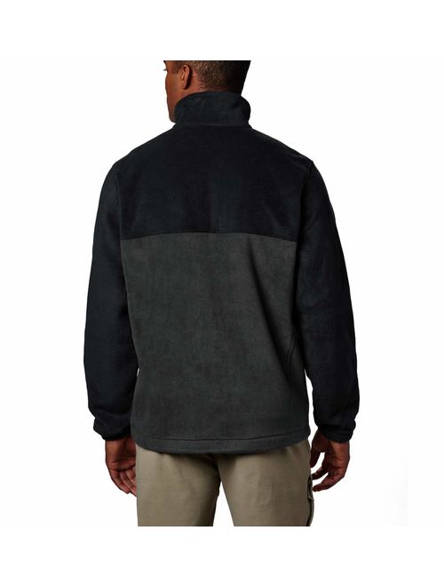 Columbia Men's Steens Mountain Full Zip 2.0, Soft Fleece with Classic Fit, Black/Grill, X-Large