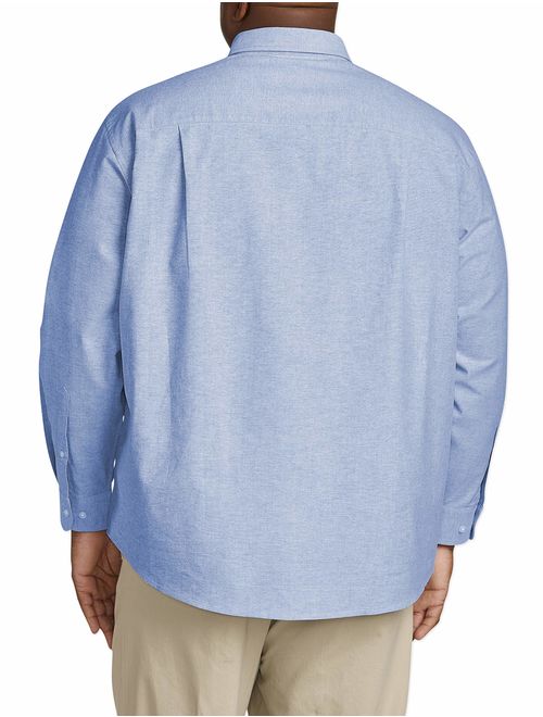 Amazon Essentials Men's Big and Tall Long-Sleeve Oxford Shirt fit by DXL