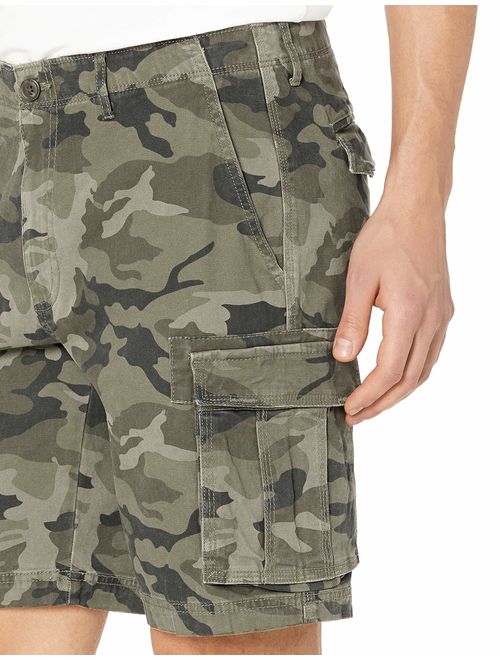 Amazon Brand - Goodthreads Men's 9 Cotton Camouflage Relaxed Fit Ziper Fly Short