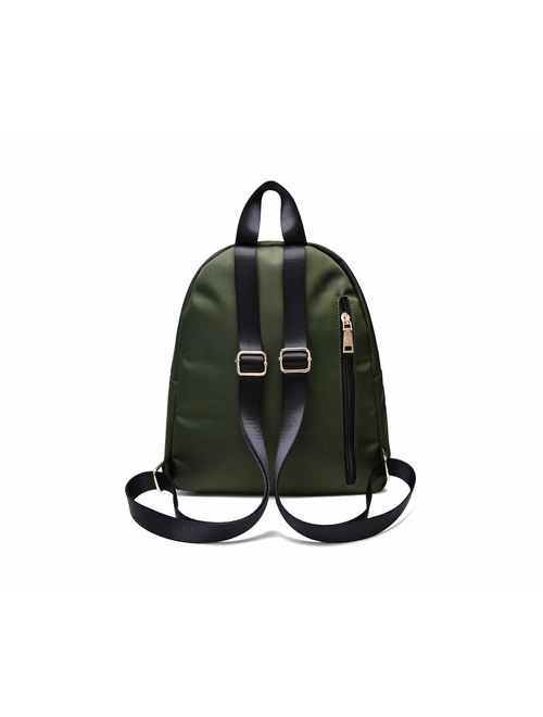 YANAIER Women Mini Backpack Purse Waterproof Nylon Fashion College Bag Daypack