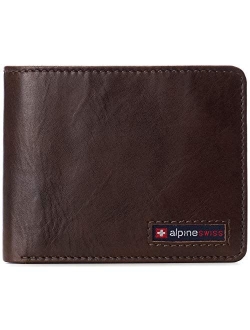 RFID Connor Passcase Bifold Wallet For Men Leather