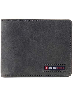 RFID Connor Passcase Bifold Wallet For Men Leather