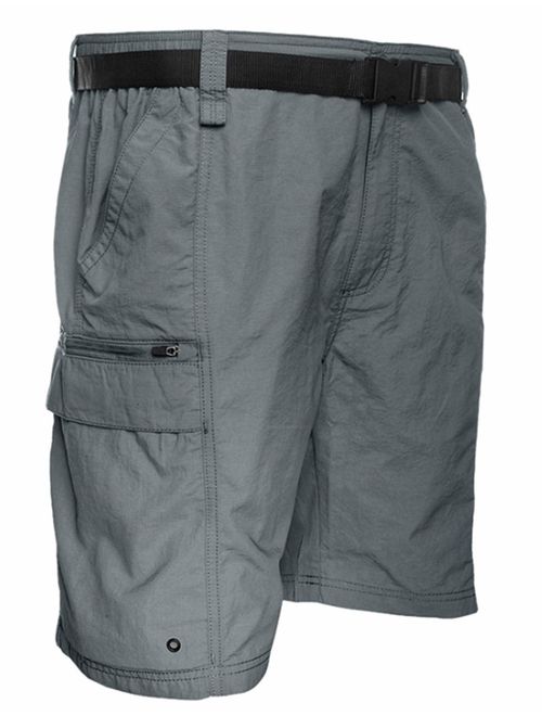 Coleman Men's Hiking Cargo Shorts with Belt Ideal for Inclement Weather