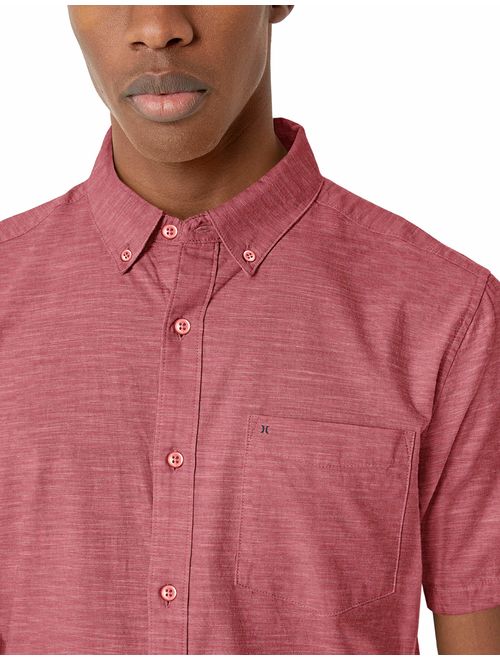 Hurley Men's One & Only Textured Short Sleeve Shirts