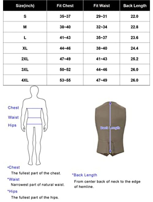 PAUL JONES Men's British Herringbone Tweed Vest Premium Wool Waistcoat