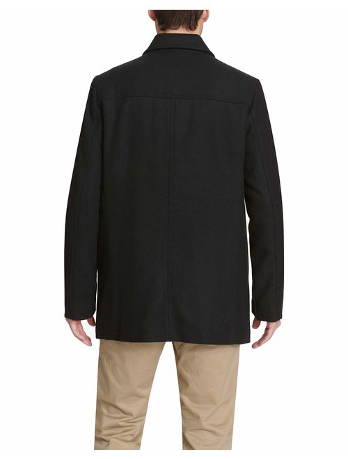 Dockers Men's Weston Wool Blend Car Coat with Scarf (Standard & Big and Tall Sizes)