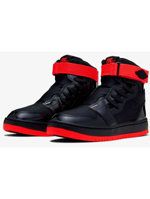Women's AIR Jordan 1 NOVA XX Casual Shoes (5.5, Black/Bright Crimson)