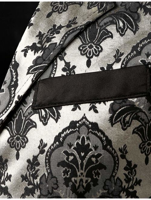 VATPAVE Mens Victorian Suit Vest Steampunk Gothic Waistcoat