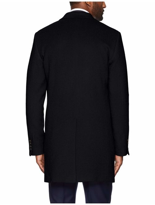 Amazon Brand - BUTTONED DOWN Men's Italian Wool Cashmere Overcoat