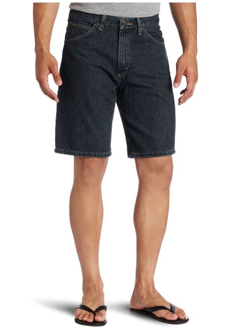 Lee Men's Solid Regular-Fit Ziper Fly Denim Short