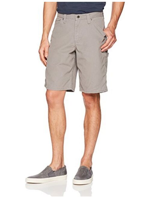 LEE Men's Solid Rregular Fit Ziper Fly Carpenter Denim Short