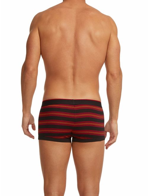 Papi Men's 3-Pack Stripe/Solid Brazilian Trunk