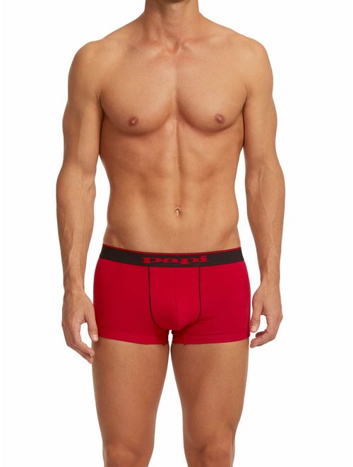 Papi Men's 3-Pack Stripe/Solid Brazilian Trunk