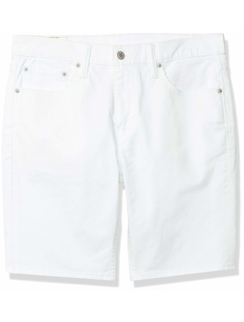white levi shorts mens