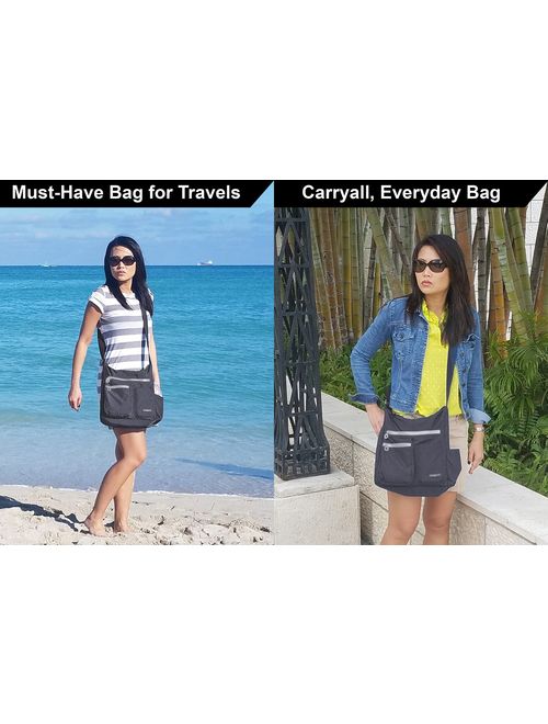 NeatPack Crossbody Bag for Women with Anti Theft RFID Pocket