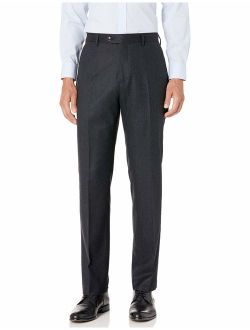 Amazon Brand - BUTTONED DOWN Men's Classic Fit Italian Wool Flannel Suit Pant