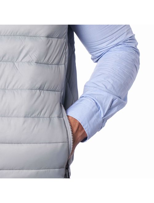 alpine swiss Clark Mens Lightweight Down Alternative Vest Jacket