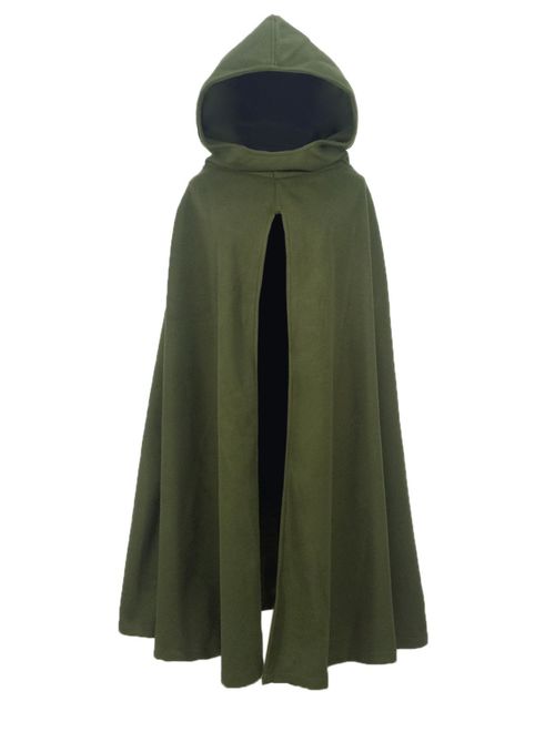 futurino Women Gothic Hooded Open Front Poncho Cape Coat Outwear Jacket Cloak