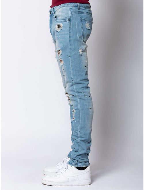 cheap mens tapered jeans