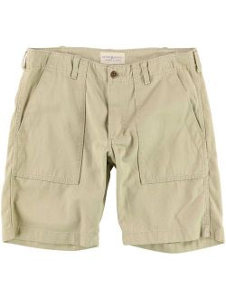 Denim & Supply Ralph Lauren Mens Twill Utility Khaki Shorts Tan 33