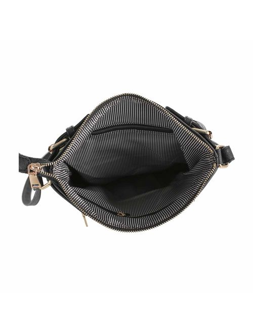 SG SUGU Lightweight Medium Crossbody Bag with Multi Pocket for Women