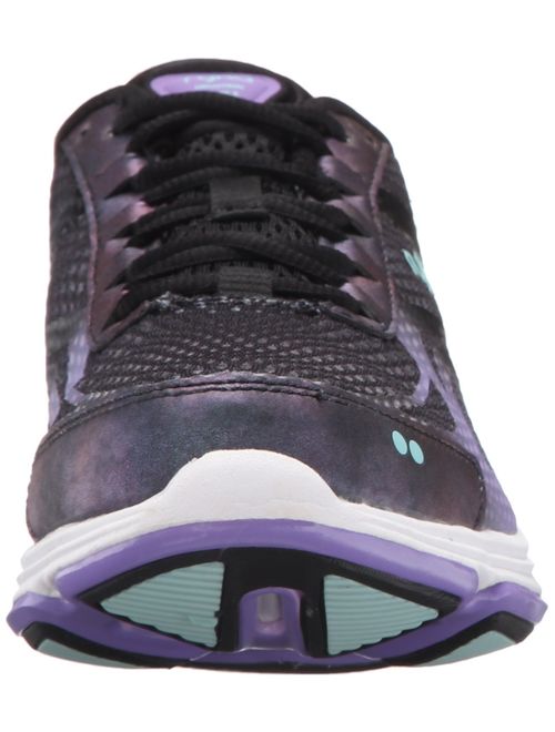 Ryka Women's Devotion Plus 2 Walking Shoe, Black/Purple, 9 M US
