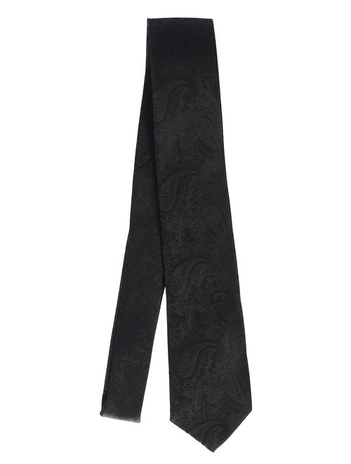 Gioberti Men's Formal 4pc Paisley Vest Necktie Bowtie and Pocket Square