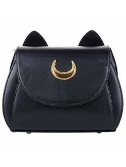 Women's Summer Fashion Top Handle Cute Cat Cross Body Shoulder Bag