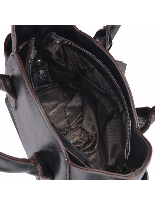 QZUnique Women's Summer Fashion Top Handle Cute Cat Cross Body Shoulder Bag