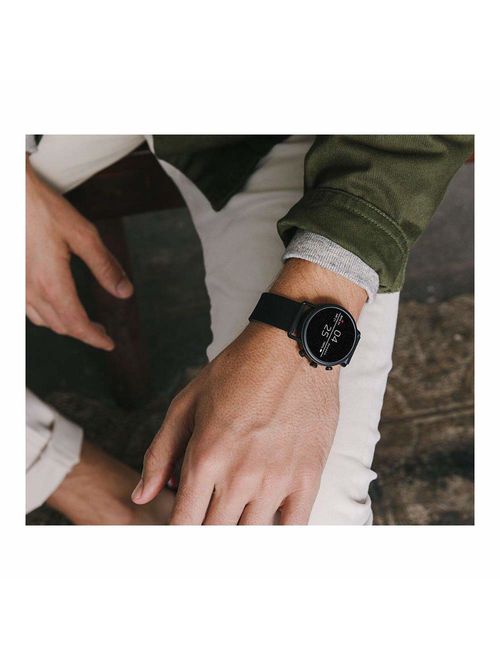 Skagen Connected Falster 2 Stainless Steel and Silicone Touchscreen Smartwatch