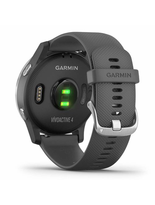 Garmin vivoactive 4 Smartwatch Power Bundle | 2019 Model | with HD Screen Protectors (x4) & PlayBetter Portable Charger | Spotify, Garmin Pay