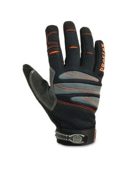 ProFlex, EGO16152, Full-Finger Trades Gloves, 2 / Pair, Black