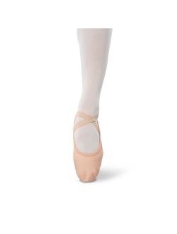 Danshuz Adult Pink Leather Upper Stretch Split Sole Ballet Shoes 5-11 Womens