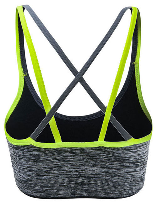 ZXZY Women Removable Padded Sports Bras for Workout Fitness Yoga