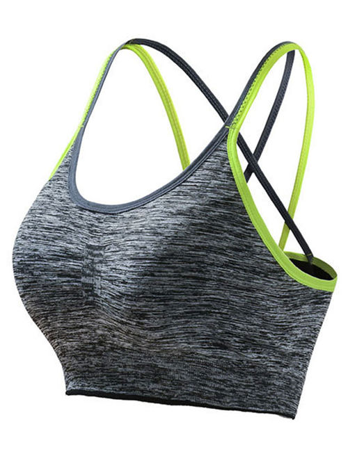 ZXZY Women Removable Padded Sports Bras for Workout Fitness Yoga