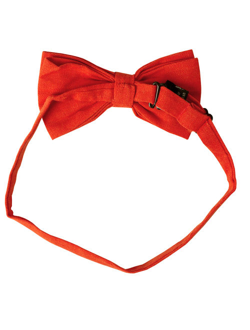 Bow Tie for Men Ties Mens Pre Tied Formal Tuxedo Bowtie for Adults & Children, Orange