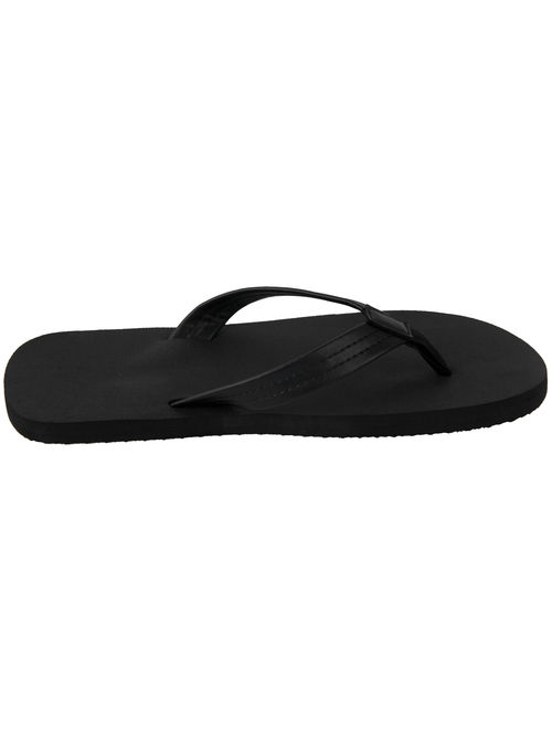 iLoveSIA Mens Casual Slide Sandals Summer Beach Thong Flip Flops Black Size 10.5