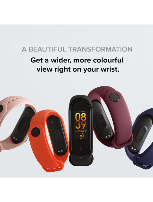 Xiaomi Mi Wristband 4 bluetooth 5.0 Smart Watch Heart Rate Fitness Tracker 0.95inch Color AMOLED Screen