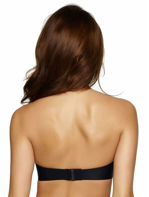 Felina NEW Black Women's Size 34D Solid Strapless Multi-way Bras
