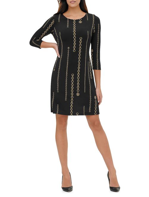 Tommy Hilfiger Chain Reactions Shift Dress