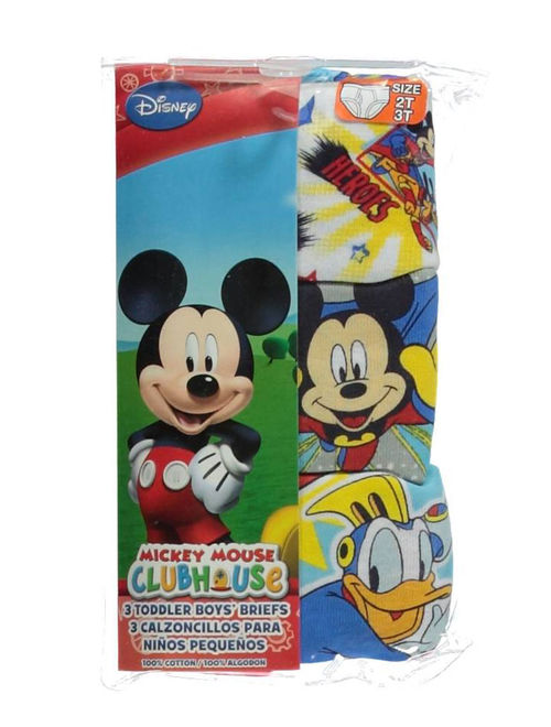 Mickey Mouse Underwear, 3-Pack (Toddler Boys)