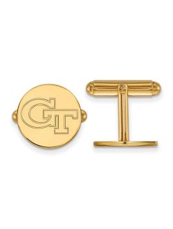Sterling Silver w/GP Georgia Institute of Technology Cuff Links