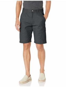 Authentics Men's Classic Relaxed Fit Cargo Short, Anthracite Ripstop, 30