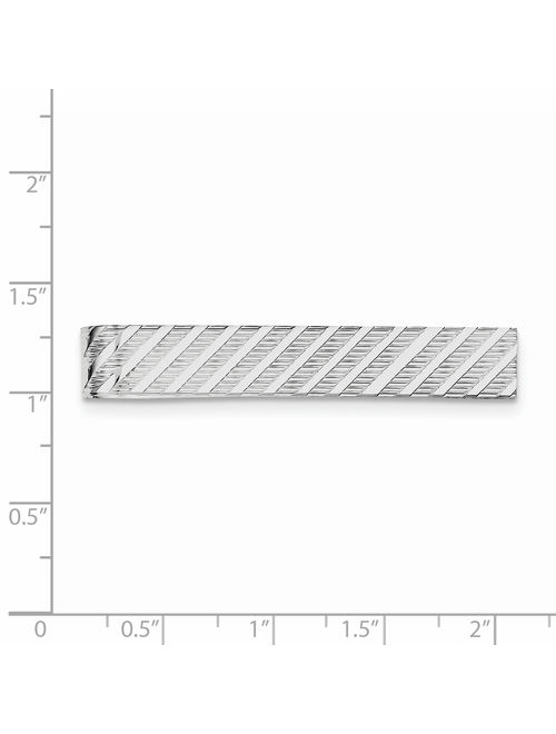 925 Sterling Silver Tie Bar Man Tac For Dad Mens For Him