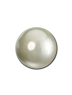 Pearl June Birthstone - Faux Resin Lapel Hat Pin Tie Tack Small Round