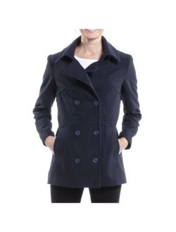 emma womens peacoat jacket wool blazer double breasted overcoat