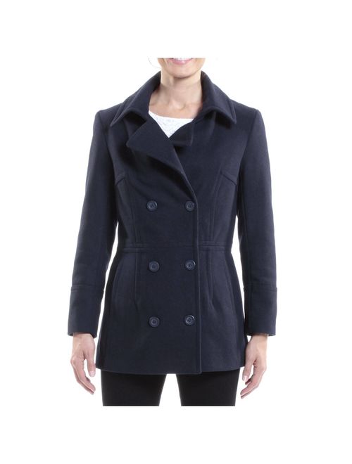 alpine swiss emma womens peacoat jacket wool blazer double breasted overcoat